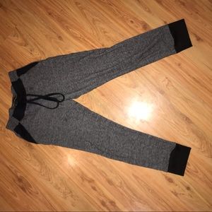 Gray and black sweat/joggers